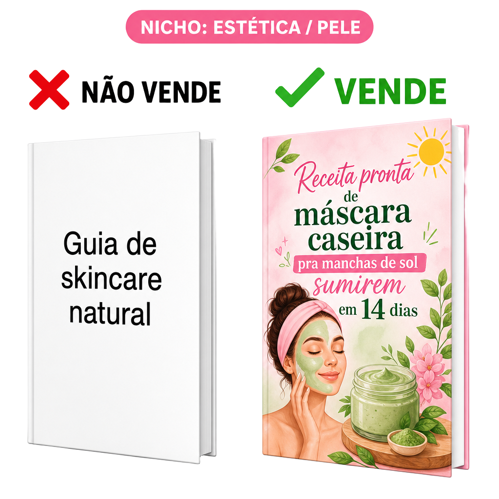 Nicho Estética - não vende vs vende