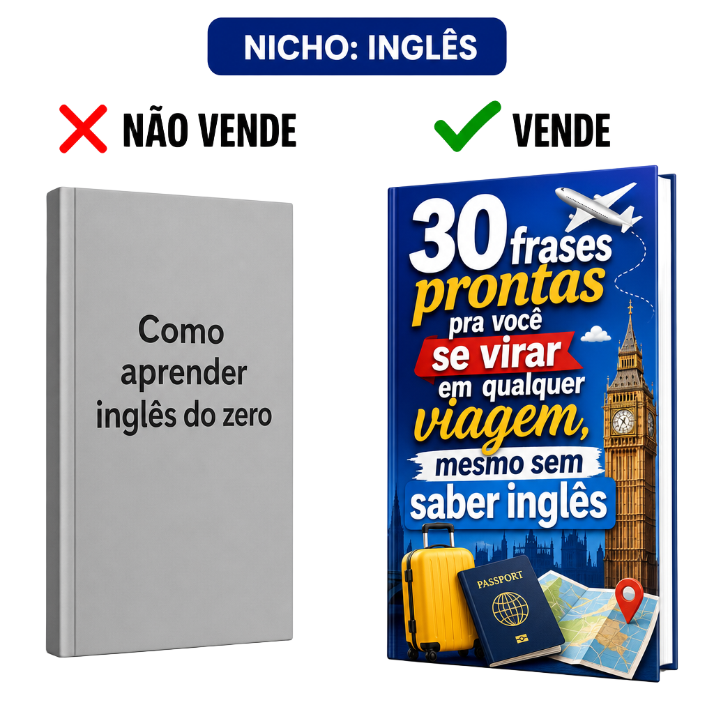 Nicho Inglês - não vende vs vende