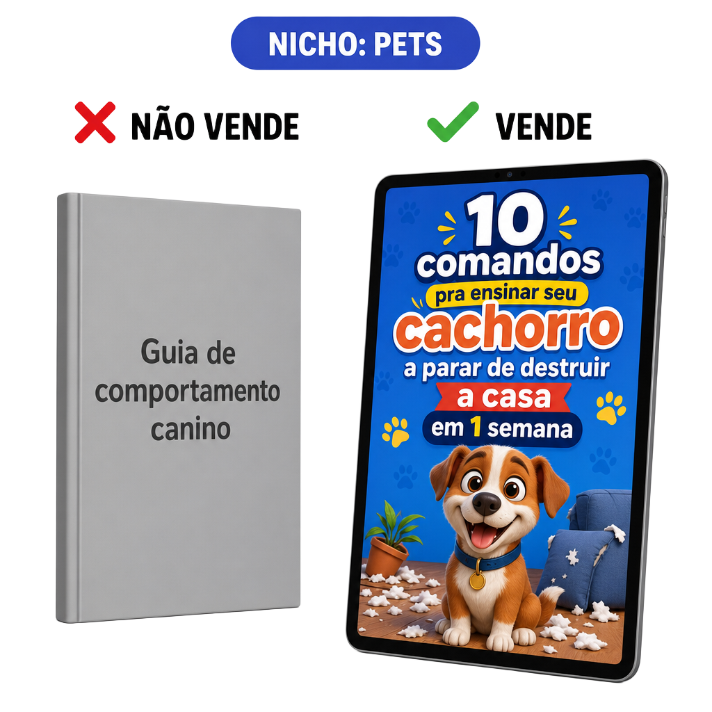 Nicho Pets - não vende vs vende